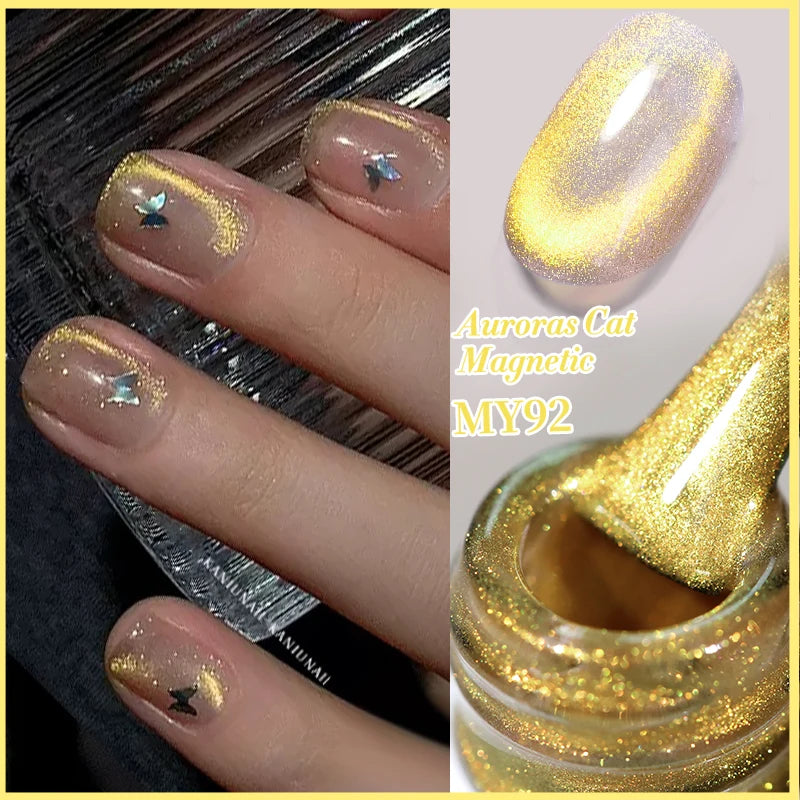 9D Cat Eye Gel Polish Magnetic UV LED Varnish for Professional Manicure Permanent Makeup Machines 59222-3-AC03 Tidesmit