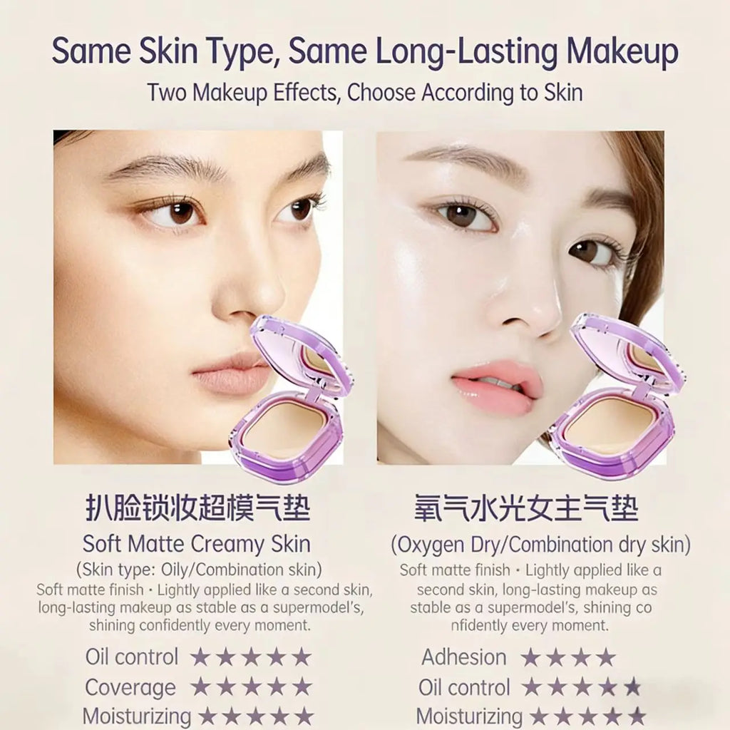 Tidesmit Minimeli full coverage creamy foundation 24h waterproof matte base texture close-up for oily and dry skin