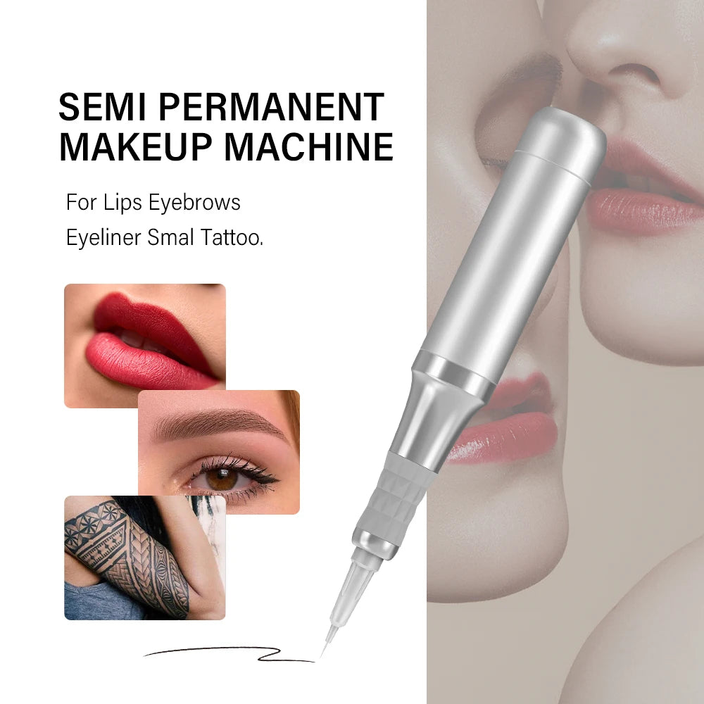 Professional PMU Machine for Eyebrow and Lip - Tidesmit Black Permanent Makeup Machines Tidesmit