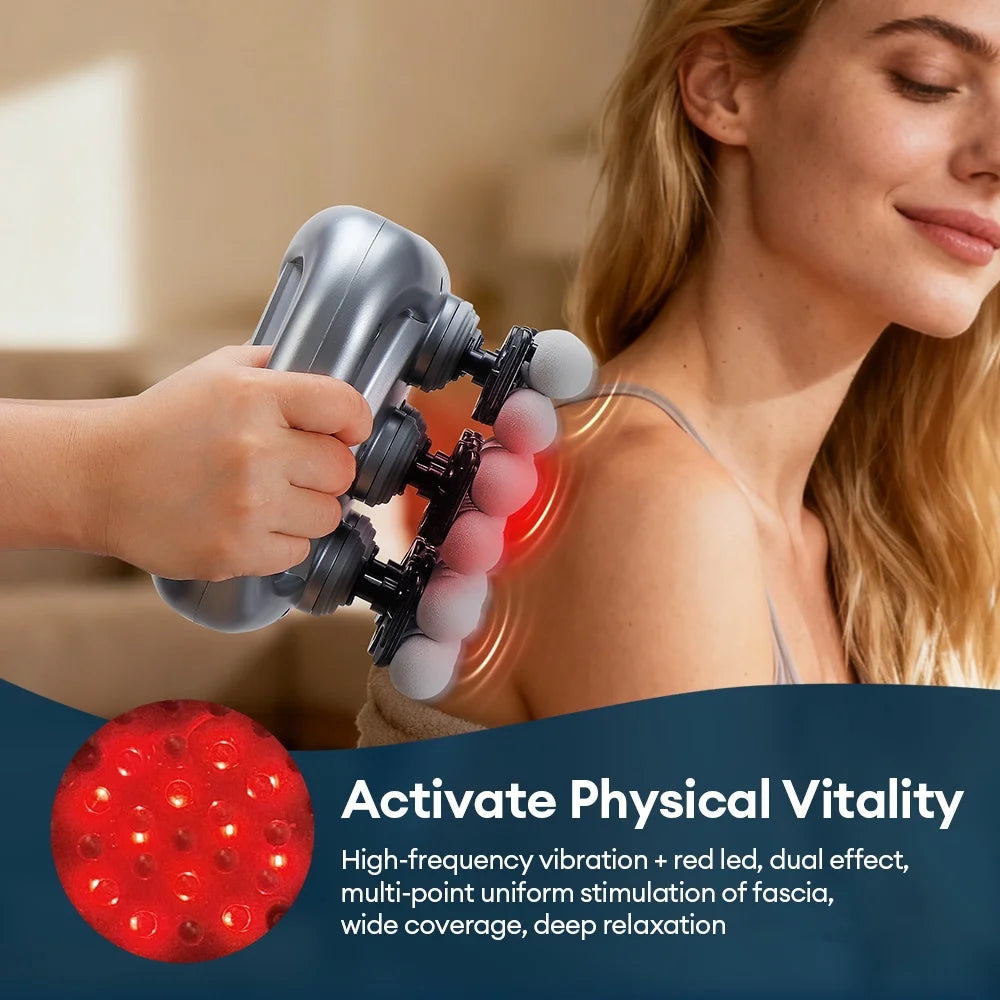Deep Tissue Massage Gun: Percussion Muscle Recovery Tool Relaxation Treatment Tidesmit
