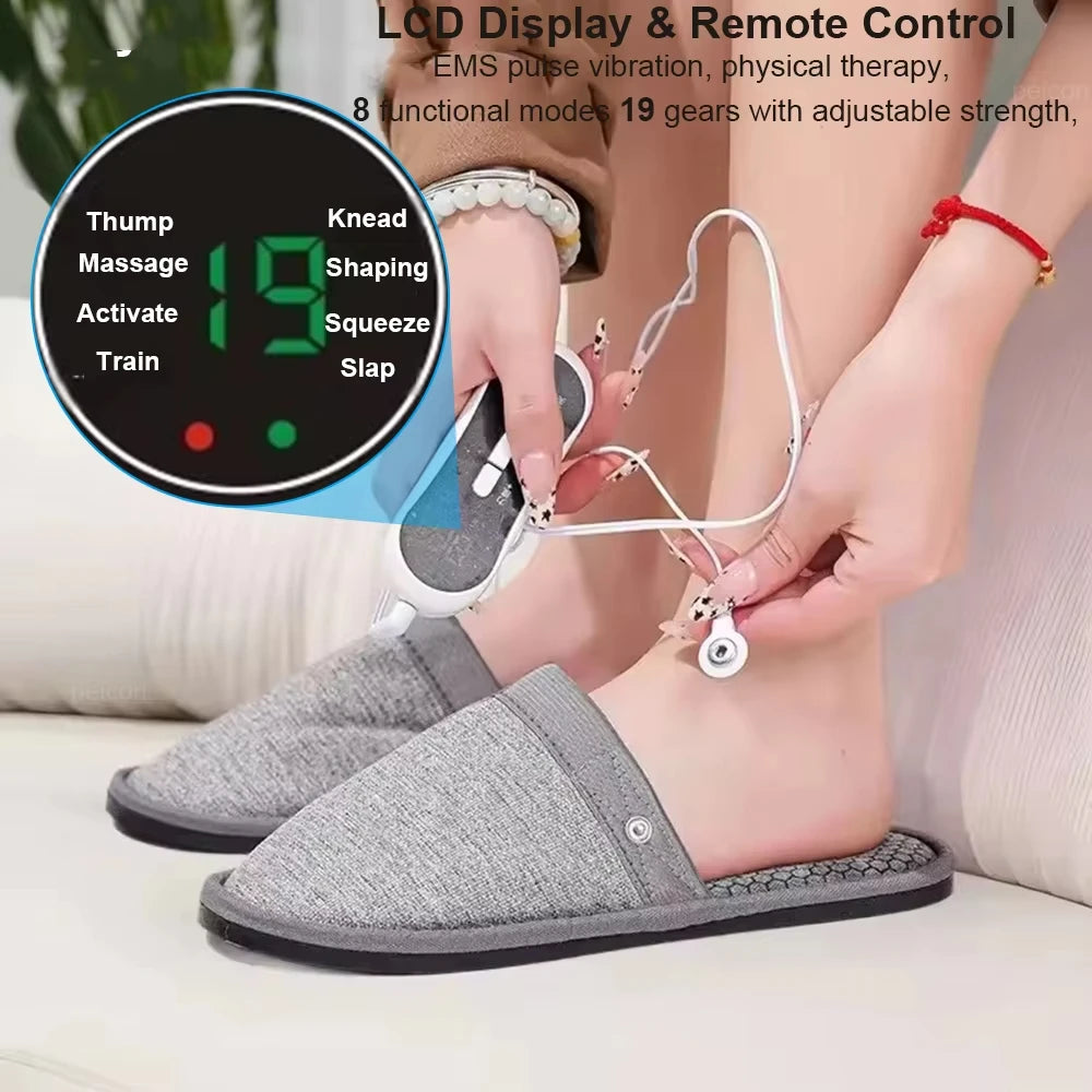 EMS Foot Massager Electric Pulse Relief Shoes - Portable Home Wellness Relaxation Treatment Tidesmit