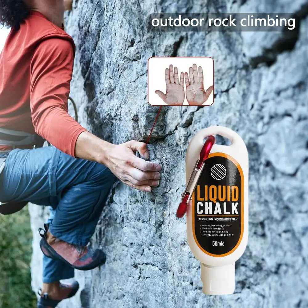 30/50/100ml Sports Liquid Magnesium Powder Fitness Lifting Anti Slip Cream Grip Liquid Magnesium For Indoor Rock Climbing Gym