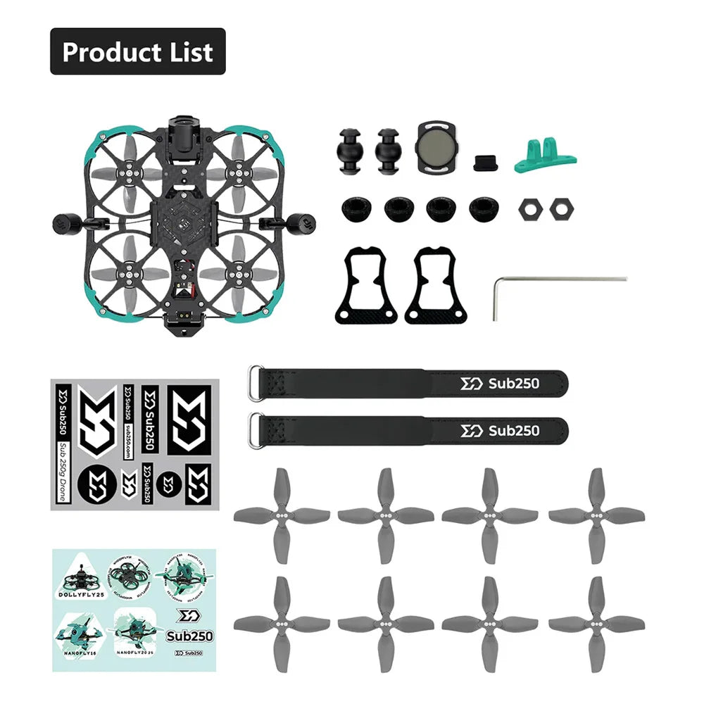 2 Inch CineWhoop FPV Drone 4S HD O4 Pro - Compact Precision Quadcopter Tidesmit