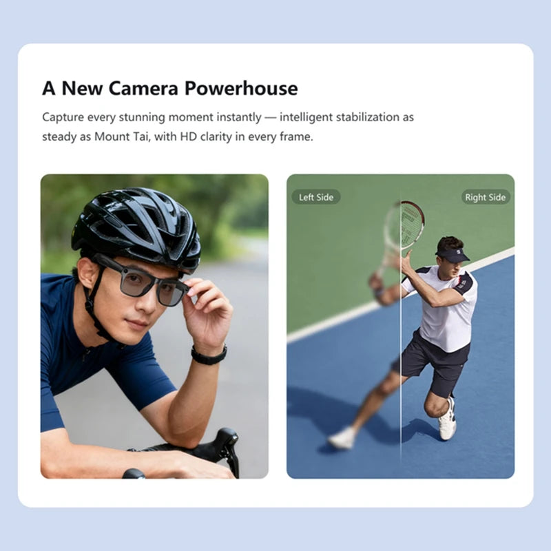 AI Smart Glasses with 4K Camera and Live Translation - Tidesmit Tidesmit
