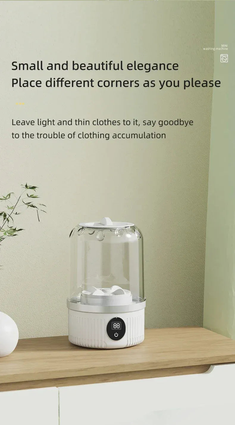 Smart Mini Washing Cup USB Portable Washer Machine