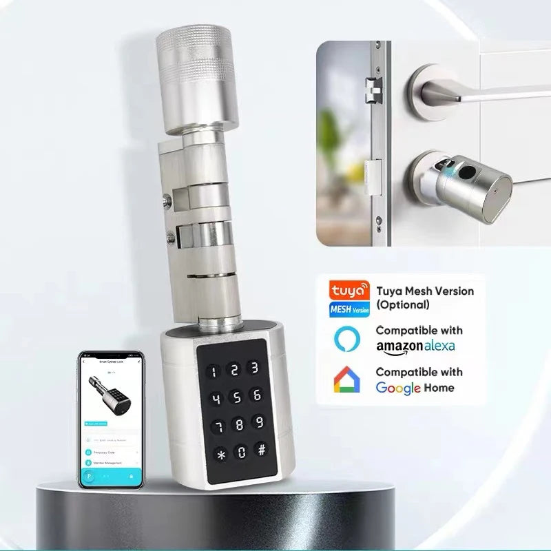 Fingerprint Door Lock: Smart Keyless Entry & App-Controlled Security Tidesmit