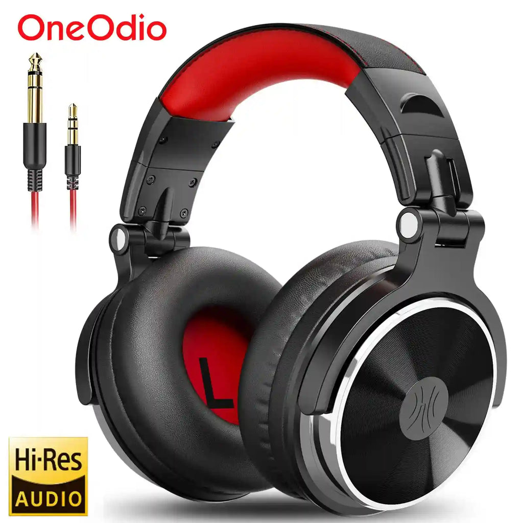 Wired Studio Monitor Headphones: Over-Ear Audio with Low Latency Tidesmit