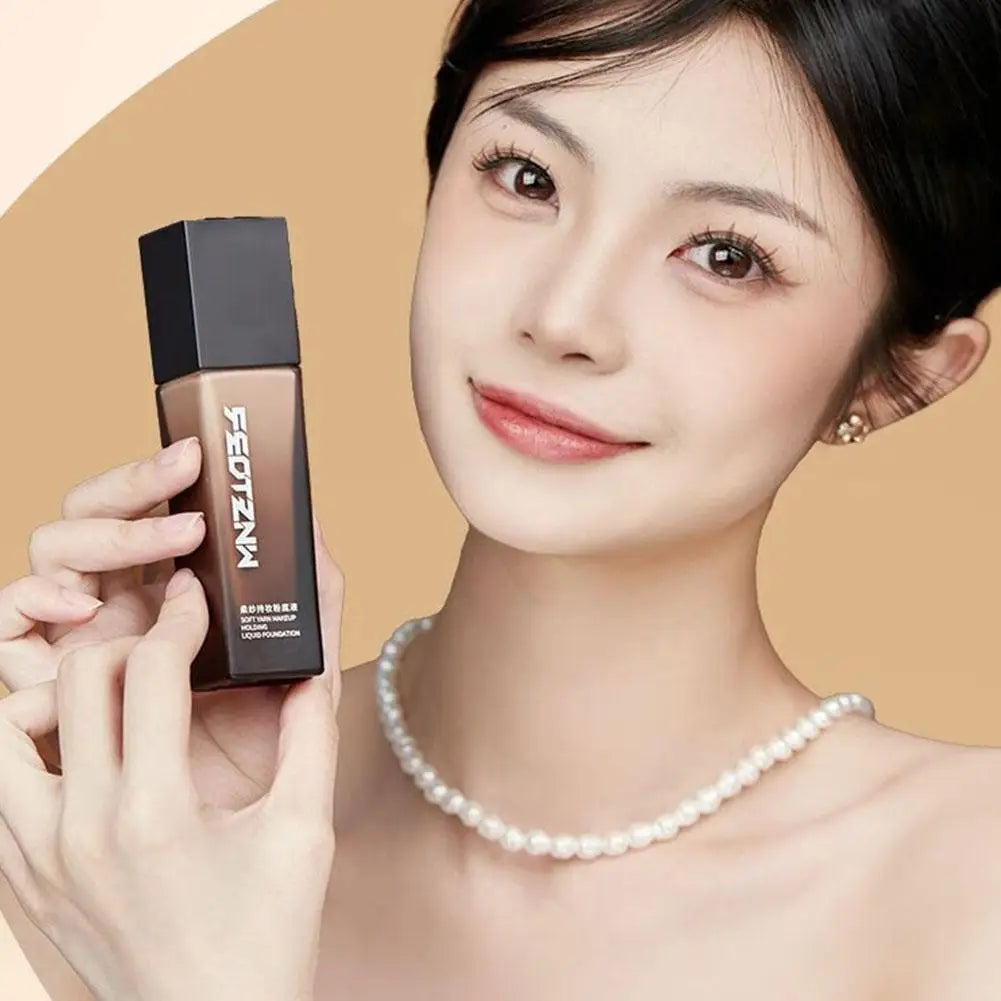 Tidesmit Feotznw liquid foundation for wrinkles soft texture close-up face makeup
