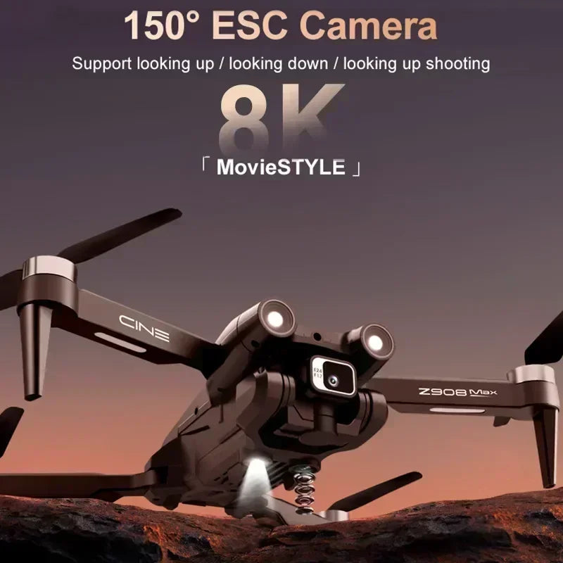 8K Camera Drone Foldable Quadcopter with Obstacle Avoidance | Tidesmit Tidesmit