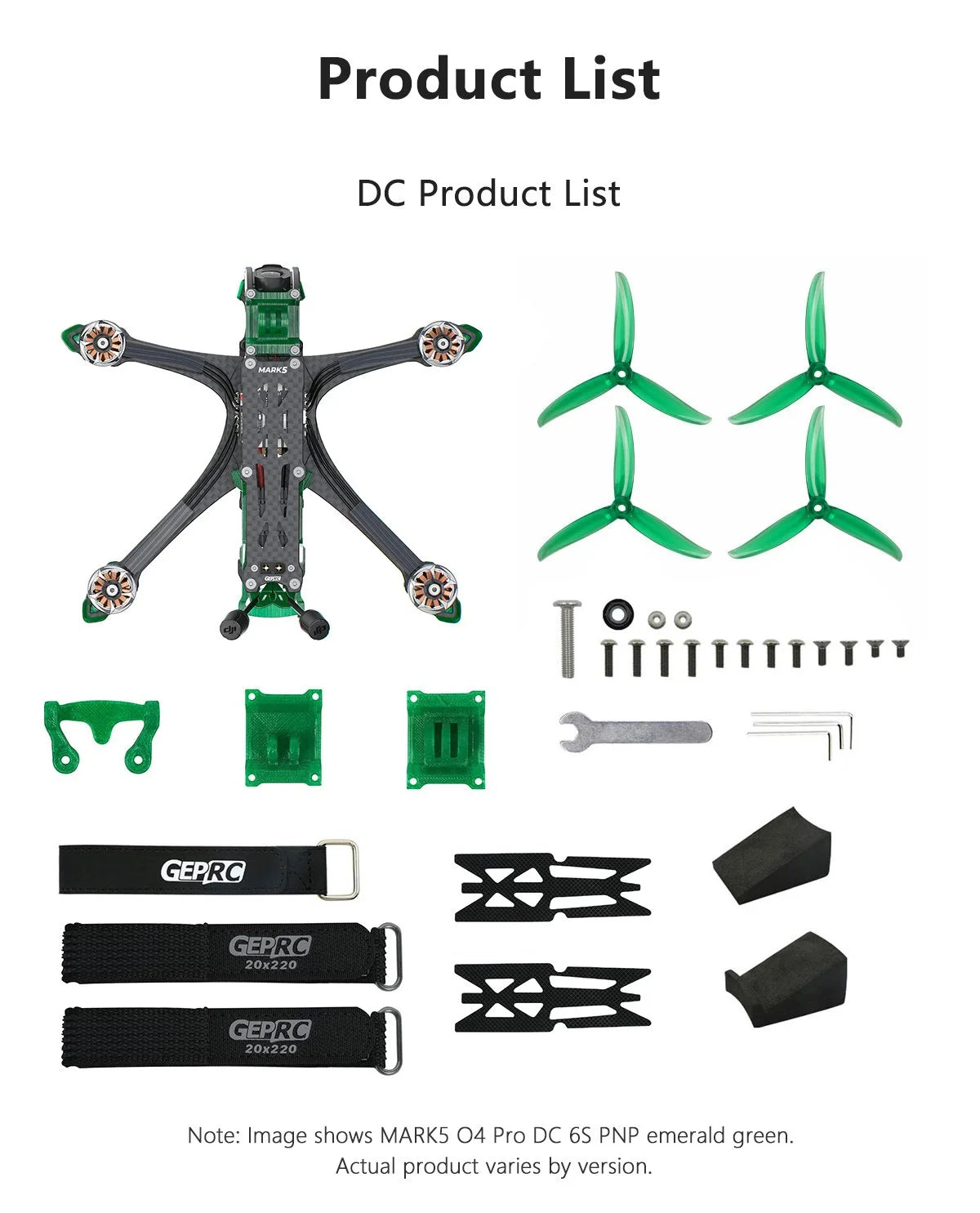 GEPRC Mark5 O4 Pro FPV Drone | High-Performance 6S Brushless System Tidesmit