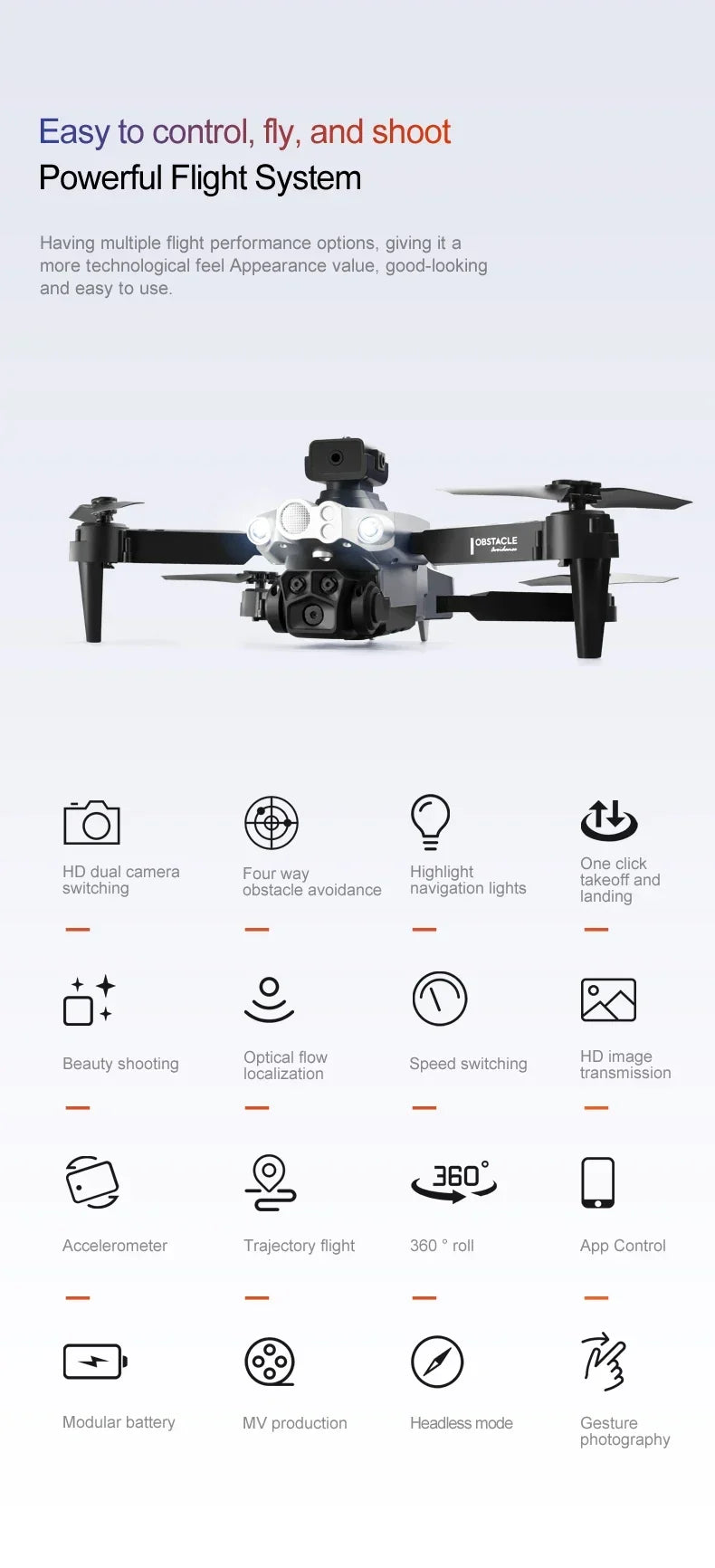 8K GPS Drone with Triple Camera - Obstacle Avoidance & Foldable Design Tidesmit