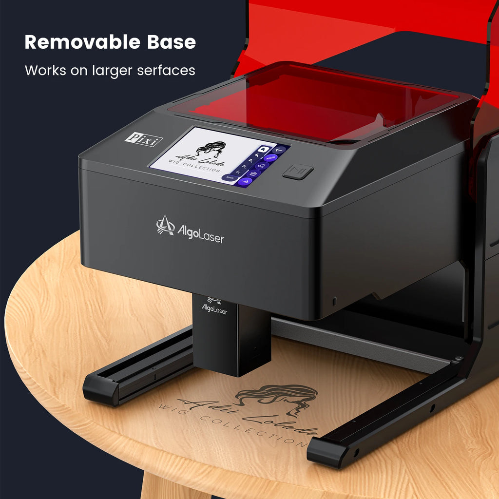 Algolaser PIXI 10W Mini Portable Woodworking Engraving Machine with Rotary Roller High Precision Engraver for DIY Hobby Craft