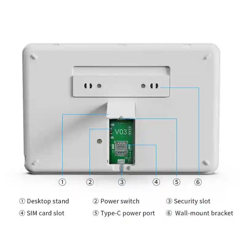WiFi GSM Home Security Alarm System - Smart Home App Control Tidesmit