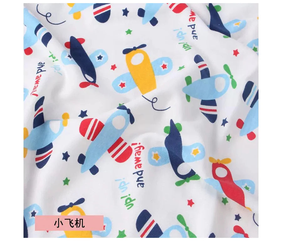 Baby Fabric Knit Jersey Print Fabric Sewing Material for Children's Garment 50*185cm Brocade Fabric Organic Fabric  Knitted