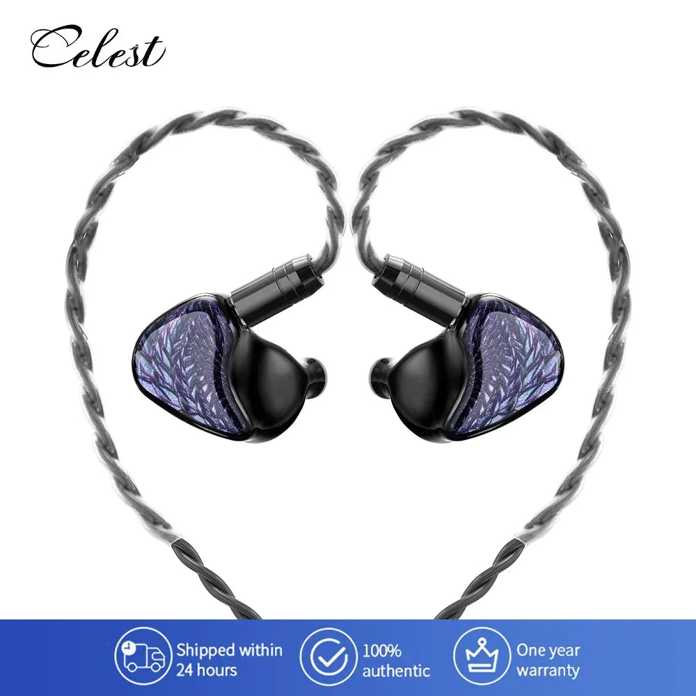 Celest Wyvern HiFi Wired IEM Earphones With Microphone | Tidesmit Tidesmit