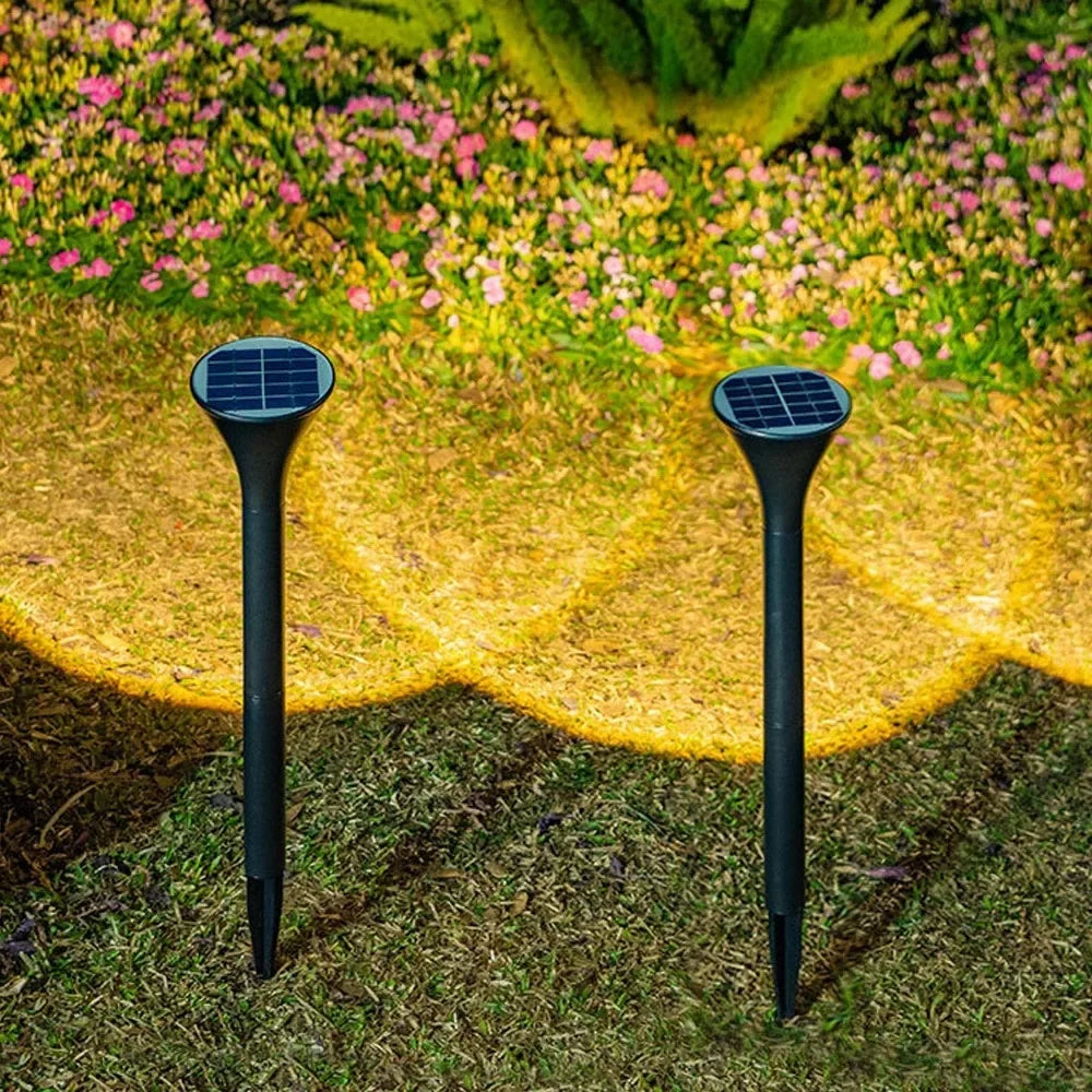 1-4pcs LED Solar Landscape Lights Outdoor IP65 Waterproof Solar Light Solar Garden Spotlight for Yard Lawn Walkway Courtyard