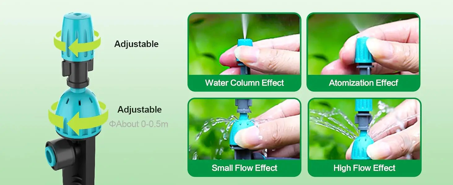 20/30M DIY Drip Irrigation System Automatic Watering System Garden Hose Micro Drip Garden Watering Kits Adjustable Drippers