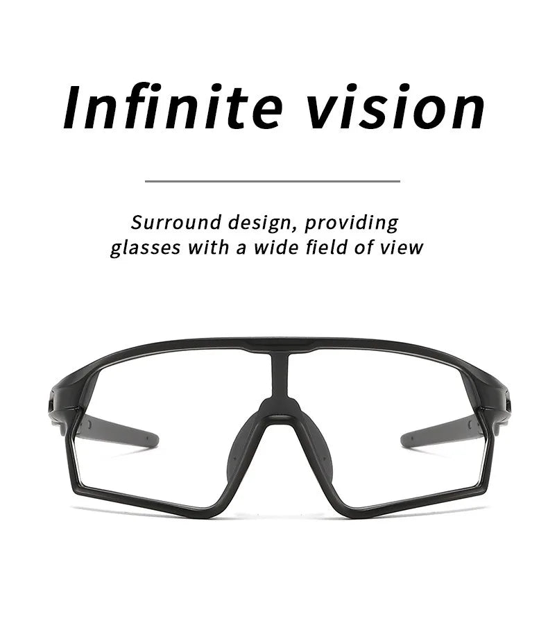 ROCKBROS Fashion Brand Men Women Bicycle Photochromic Eyewear MTB Bike FishingRunning CyclingSports Sunlasses Comfortable Goggle