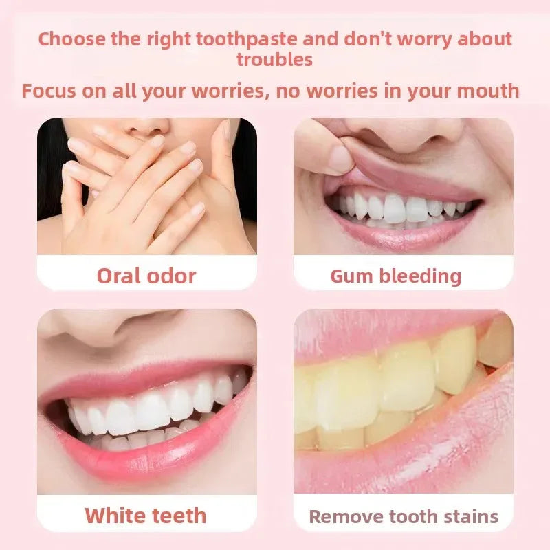 Tidesmit Rasyan herbal clove and coconut oil teeth whitening toothpaste and powder for yellow stain removal