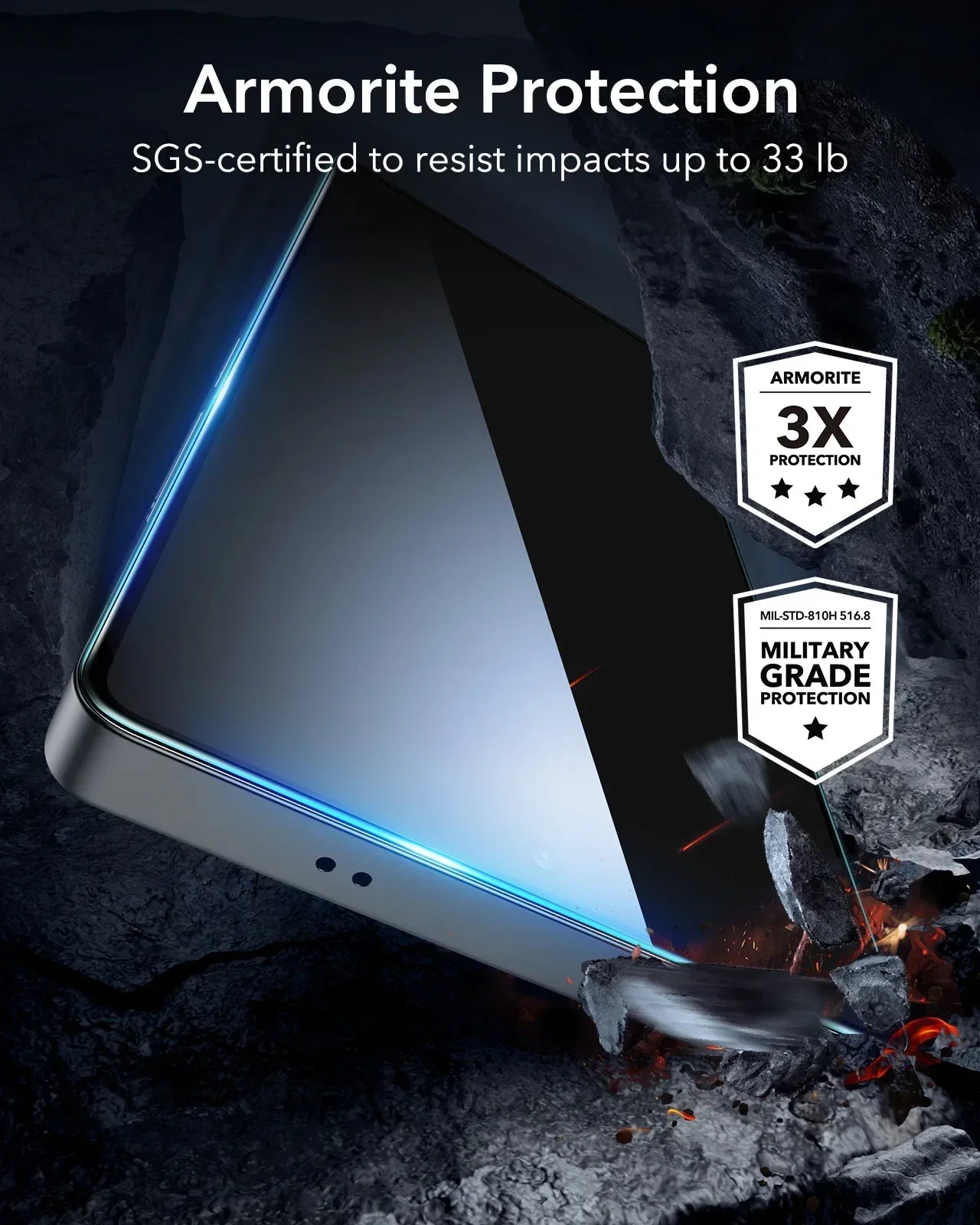 Samsung Galaxy S25 Ultra Screen Protector | Anti-Peeping Tempered Glass Tidesmit