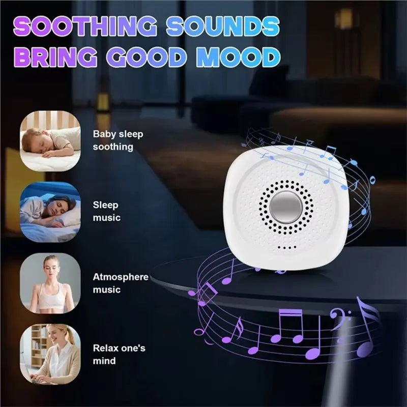 Newborn Baby Sleep Device White Noise Sound Machine Rechargeable For Kids Adults Helping Sleep