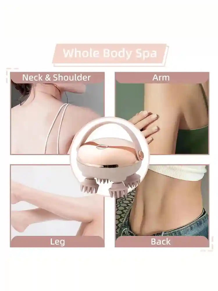 Electric Scalp Massager | Waterproof Deep Tissue Relief | Tidesmit Massage Roller Tidesmit