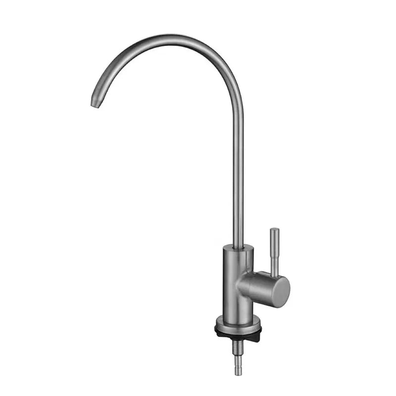 304 Stainless Steel Brushed Gold Kitchen Faucet 1/4" Water Purifier Faucet Direct Drinking Faucet Anti-Osmosis Purifier Tap