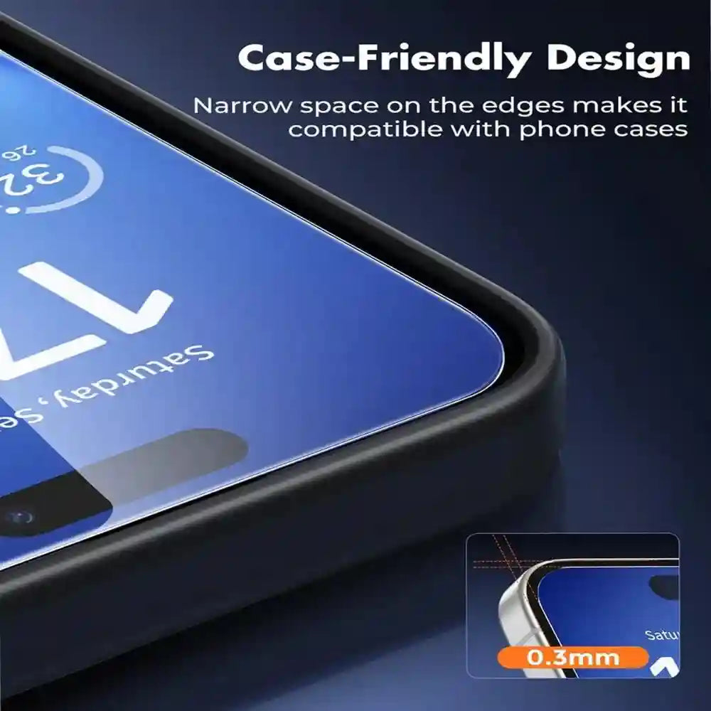 iPhone 17 Screen Protector Bundle: HD 9H Tempered Glass and Lens Guard AE Tidesmit