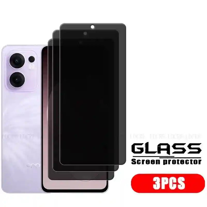 Reno 13F Privacy Screen Protector - 4 Pack Anti-Spy 9H Tempered Glass AE 3 Front Glass For Reno 13F Tidesmit