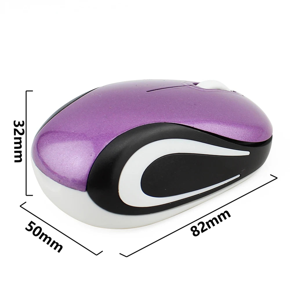 Cute Mantou 2.4G Mini Wireless Mouse 1600DPI Long Battery Life Wireless Gaming Mouse Computer peripherals For Pc Laptop Use