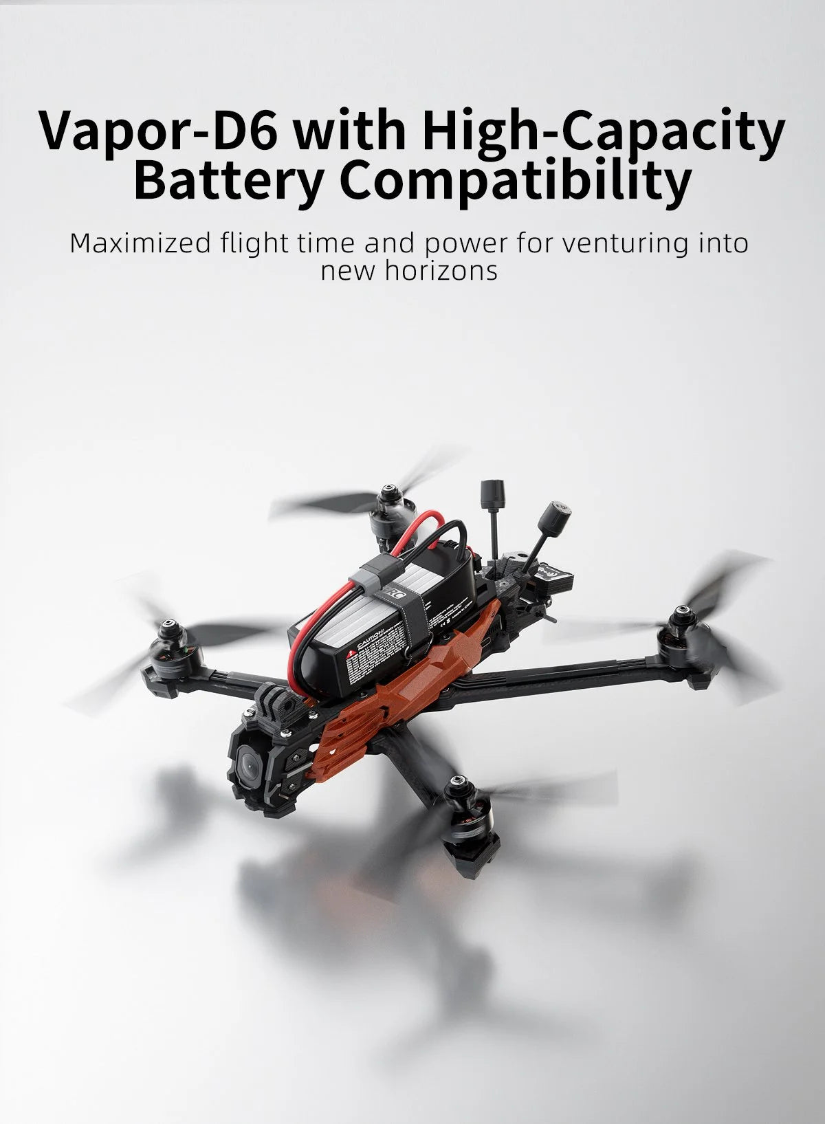 GEPRC Vapor-D6 O4 Pro HD Freestyle FPV Drone | 6 Inch Long Range Tidesmit