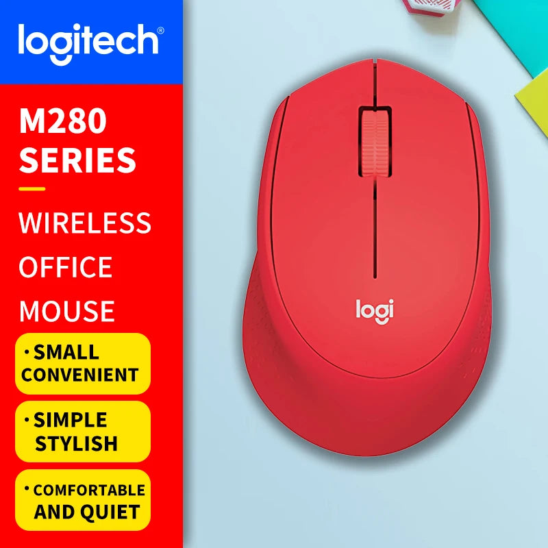 Logitech (M) Series Wireless Wired Office Mouse for Laptops, Quiet and Portable for Business and Home Use M650 M350 M350P M185