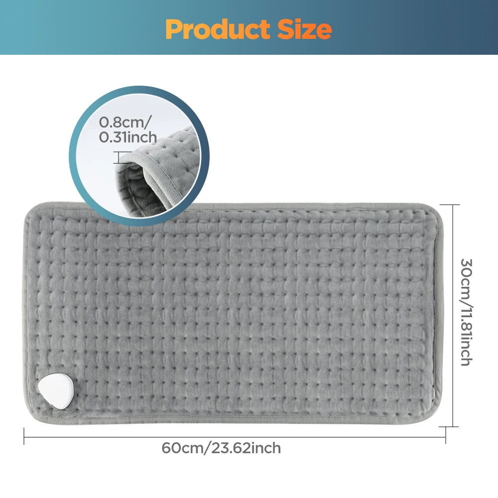 Electric Heating Pad for Neck and Back with 9 Heat Levels - Tidesmit Body Shaping Massage Equipment Tidesmit