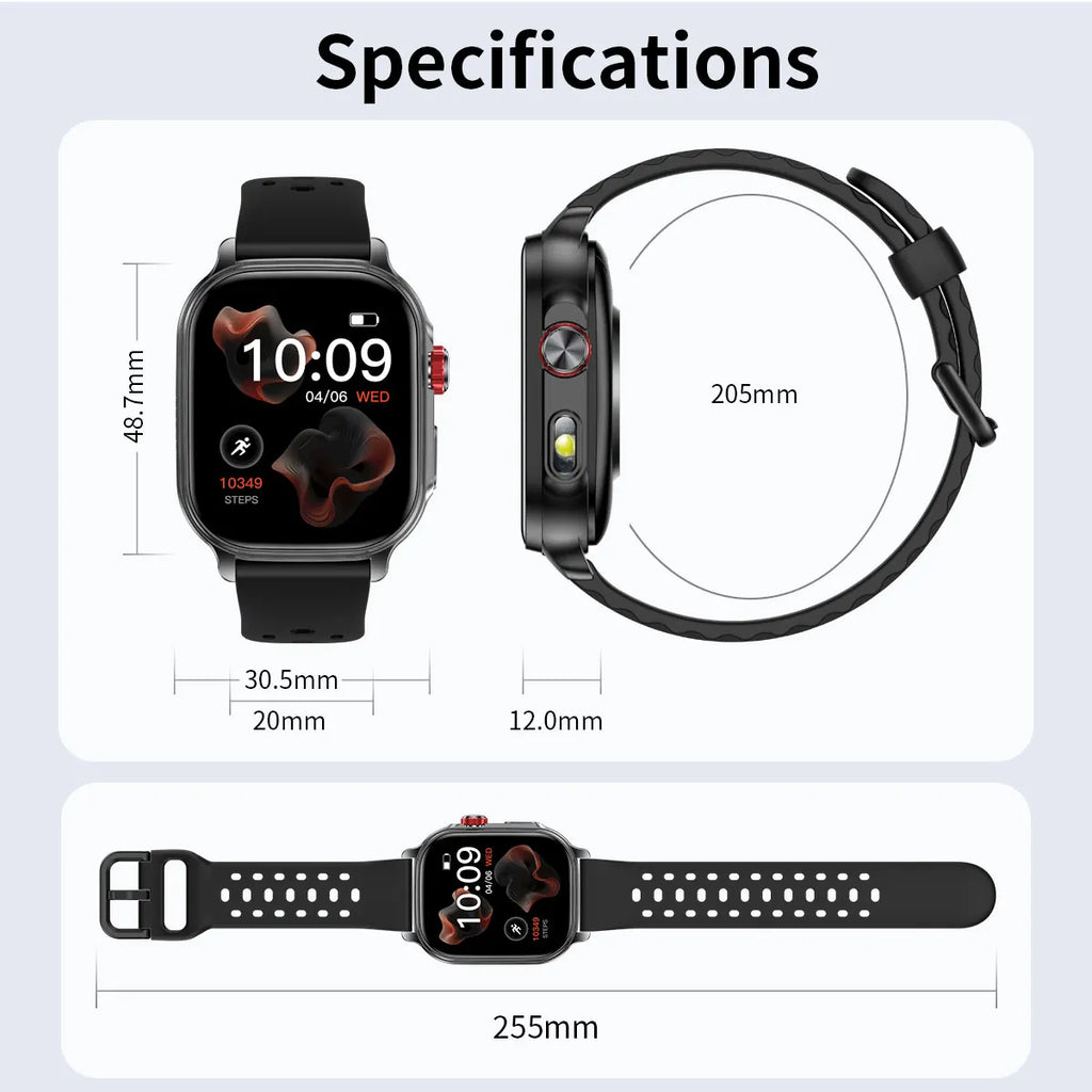 2026men's andwomen'ssmartwatches,2.01-inch high-definitiontouchscreen,1400mAhultra long battery life,men'sandwomen'sholidaygifts