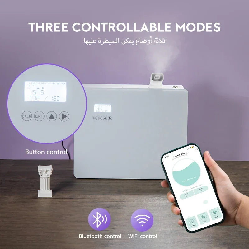 NAMSTE 4000m³ HVAC WIFI Control Scent Diffuser Machine Smart Timing  Commercial Essential Aroma Oil Hotel Perfume Bluetooth