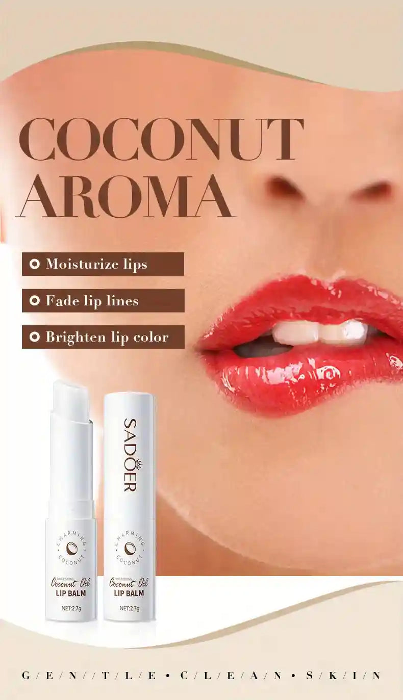 Coconut Lip Balm - Nourishing Lip Treatment for Lasting Hydration Lip Care Tidesmit
