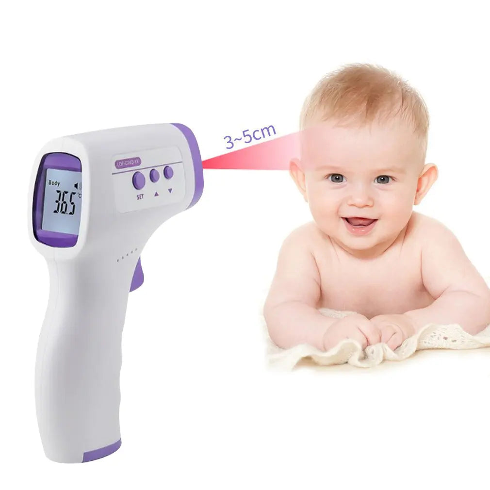 Digital Infrared Thermometer Forehead Body Non-Contact Fever Thermometers Or Medical Portable Finger Pulse Oximeter Blood Oxygen