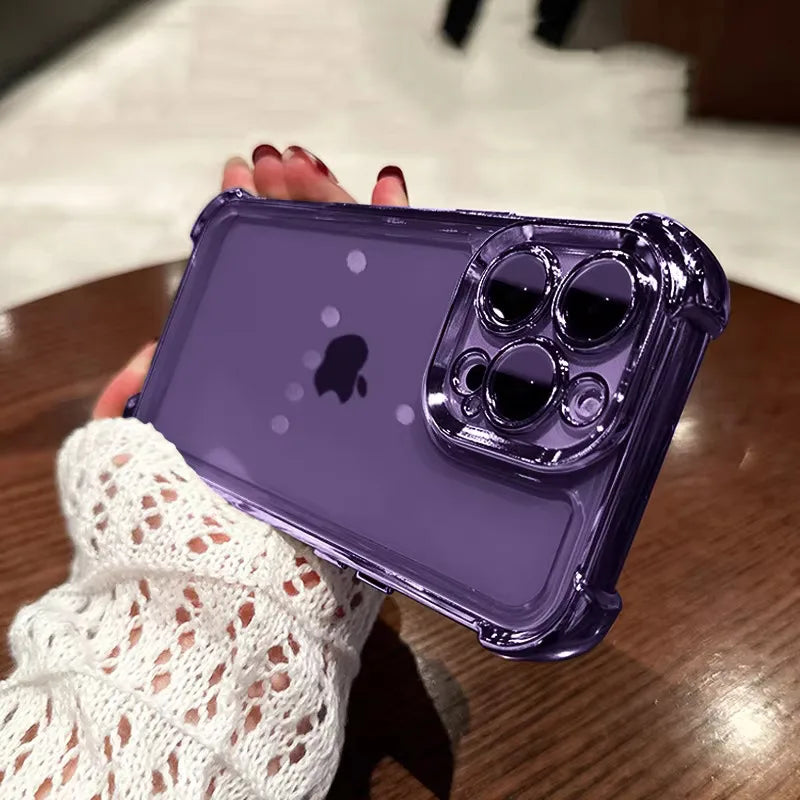 Shockproof Phone Case for iPhone 16 Pro Max - Military-Grade Protection Dark Purple Tidesmit