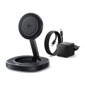 15W Magnetic Wireless Charger Stand - Foldable Qi Certified MagSafe Add 20W EU Plug China Mainland Tidesmit