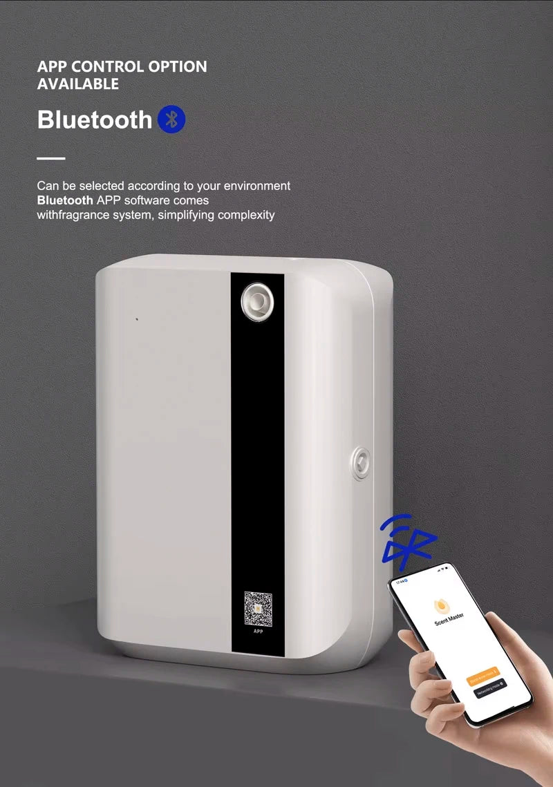TEABLUM Aroma Diffuser 500ML Bluetooth Essential Oil Diffuser For Home Room Fragrance HVAC Electric Aromatic Oasis Air Freshener