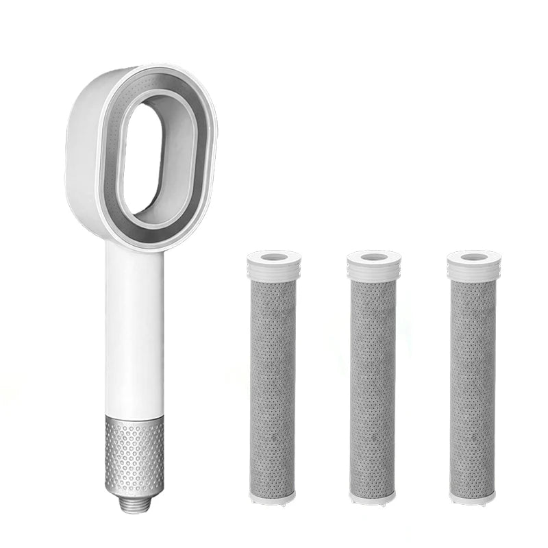 Luxury Filter for Shower head High Output Carbon Fiber Filter Shower Water Filter to Remove Chlorine Fluoride and Hard Water