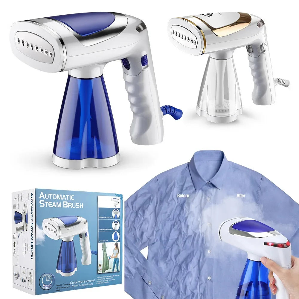 Tidesmit 1600W portable handheld garment steamer for clothes with foldable design for efficient travel steam ironing