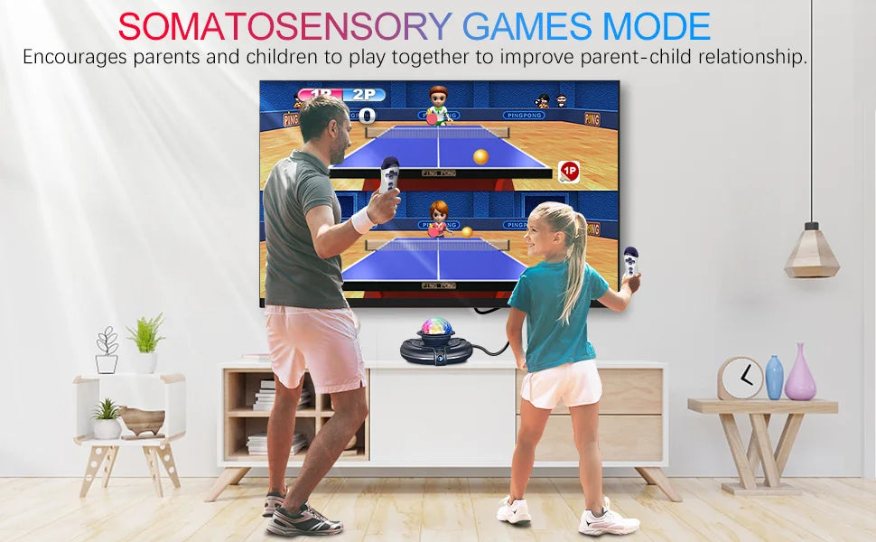 Dance Mat Game for TV / PC Motion Sensing Double User with Two Wireless Handle Controllers Non-Slip Massage Yoga Pads