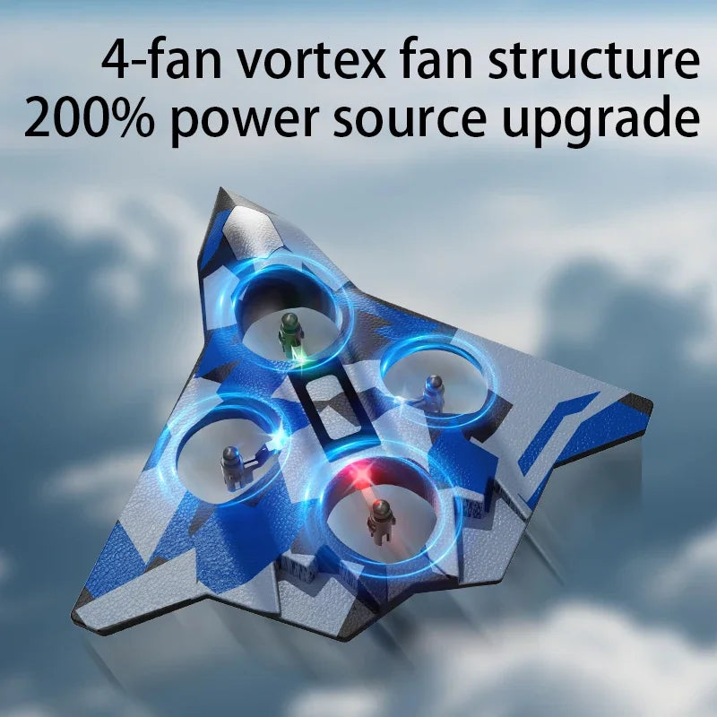RC Foam Fighter Jet 6CH Stunt Drone - Durable EPP Foam - Tidesmit Tidesmit