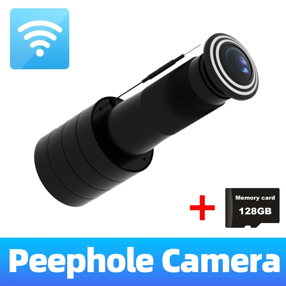 TUYA HD Door Peephole Viewer 2.4G/5G WiFi Security Camera 170° Wide-angle Human Detection Two-Way Audio Video-eye Cat-eye Cam