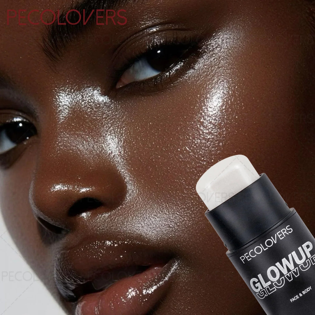 Tidesmit natural pearlescent facial highlighter texture close-up for radiant festival and holiday glow