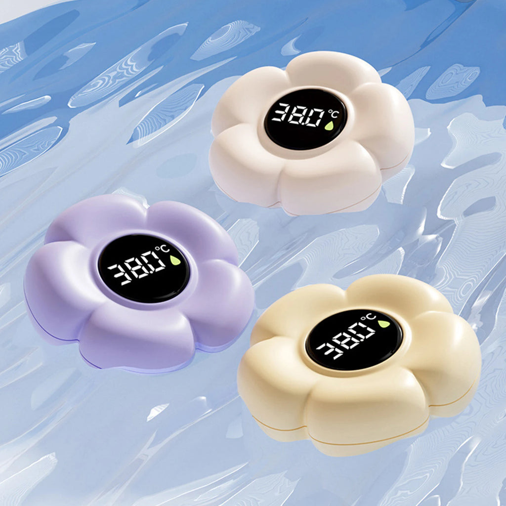 Baby Bath Thermometer with LED Display & Color Alerts Digital Water Temperature Thermometer for Newborns & Toddlers