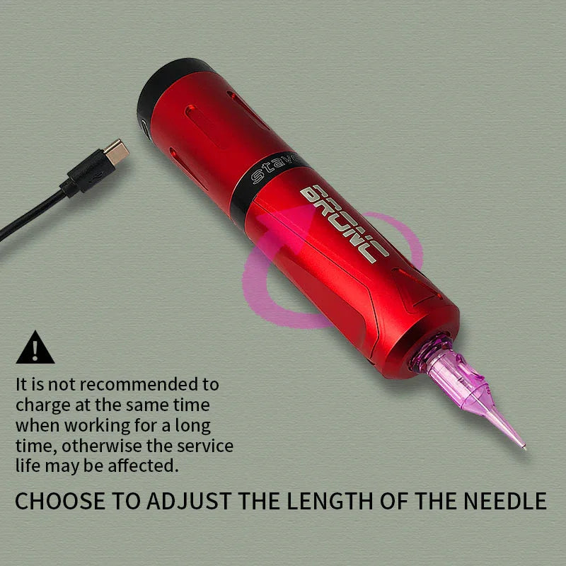 Wireless PMU Machine for Permanent Makeup - 1800mAh Battery Permanent Makeup Machines Tidesmit