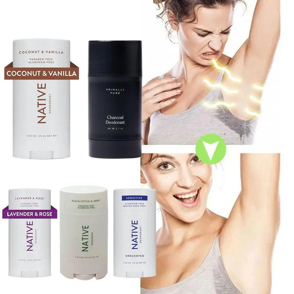Tidesmit Native Sensitive Deodorant with ocean wooden scent for 72-hour natural odor protection and gentle care.
