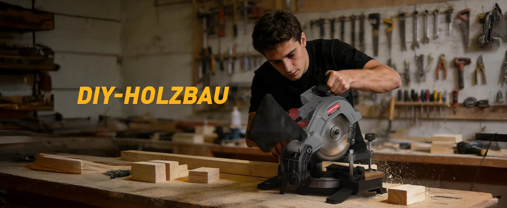 45° Bevel Compound Miter Saw 8inch, 1400W Electric Mitre Saw with 24T Carbide Blade, 5000 RPM, Woodworking Cutting Tool for Wood